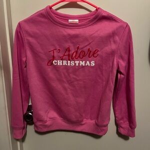 •3 for $10•
Pink 'J'Adore Christmas' Sweatshirt